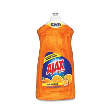 Ajax, Dish Detergent, Liquid, Antibacterial, Orange, 52 Oz, Bottle